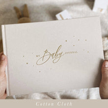 Afbeelding in Gallery-weergave laden, Blush-and-gold-my-baby-journal-ivory