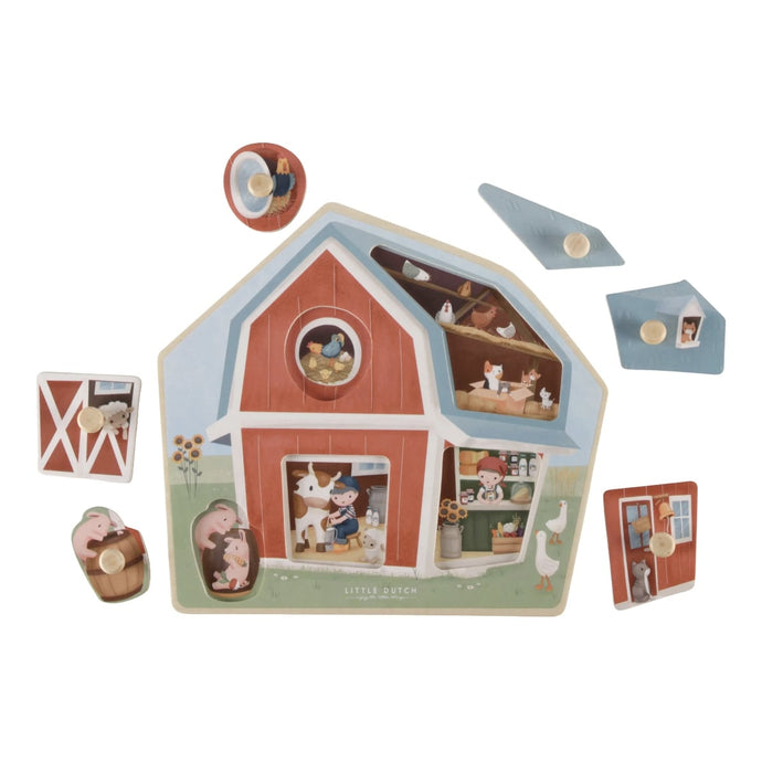 Little-dutch-houten-puzzel-little-farm