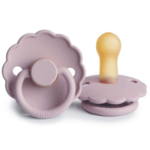 FRIGG speen daisy soft lilac - Natuurrubber - Maat 2 - Ikenmijnmama