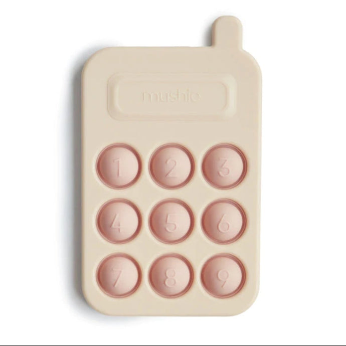 Mushie bijtspeeltje cellphone - Blush - Ikenmijnmama